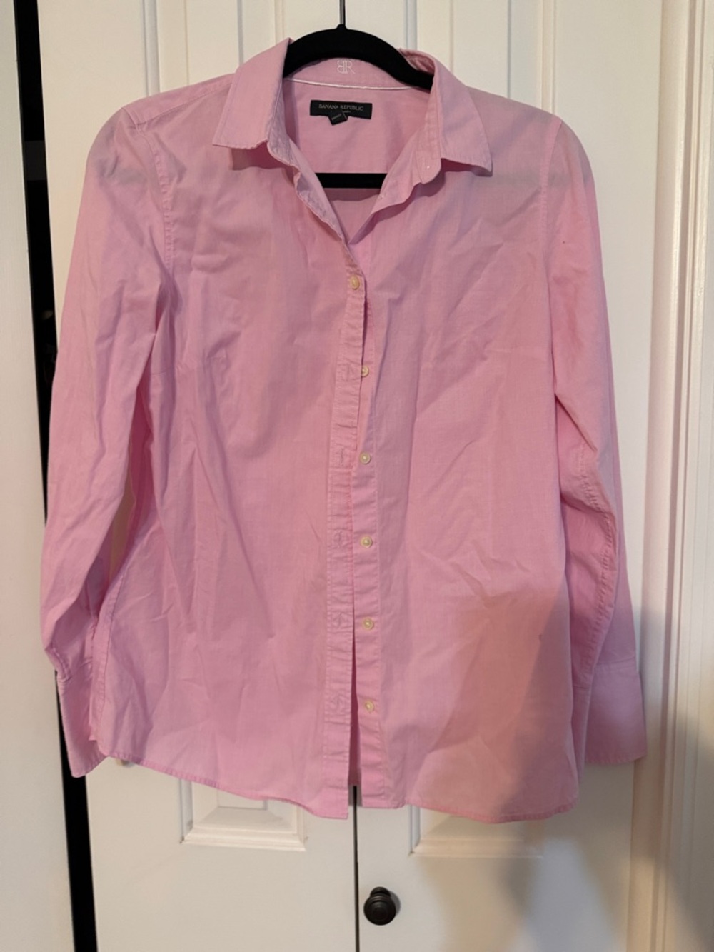 Banana Republic Light Pink Classic Button-Down Shirt